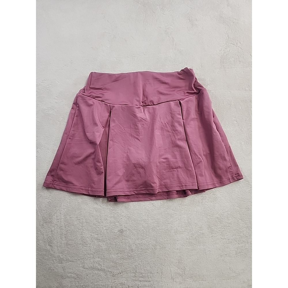 Unlabeled Pink Pleated Athletic Shorts Size Medium